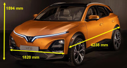 VinFast VF6 dimensions